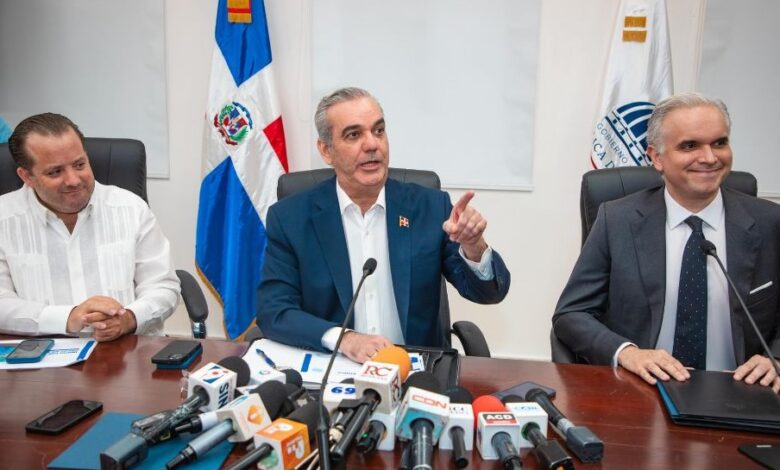 El presidente de la República, Luis Abinader