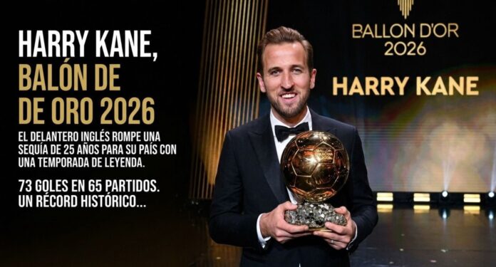 Harry Kane conquista el Balón de Oro